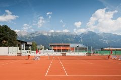 Nahaufnahme Tennisplatz